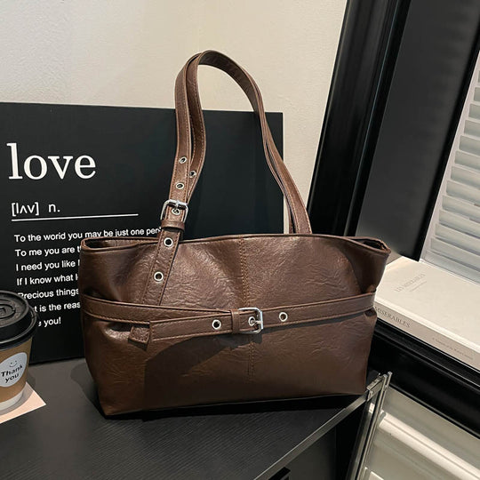 Damen elegante Handtasche mit flexiblem Tragegriff Nord Taschen
