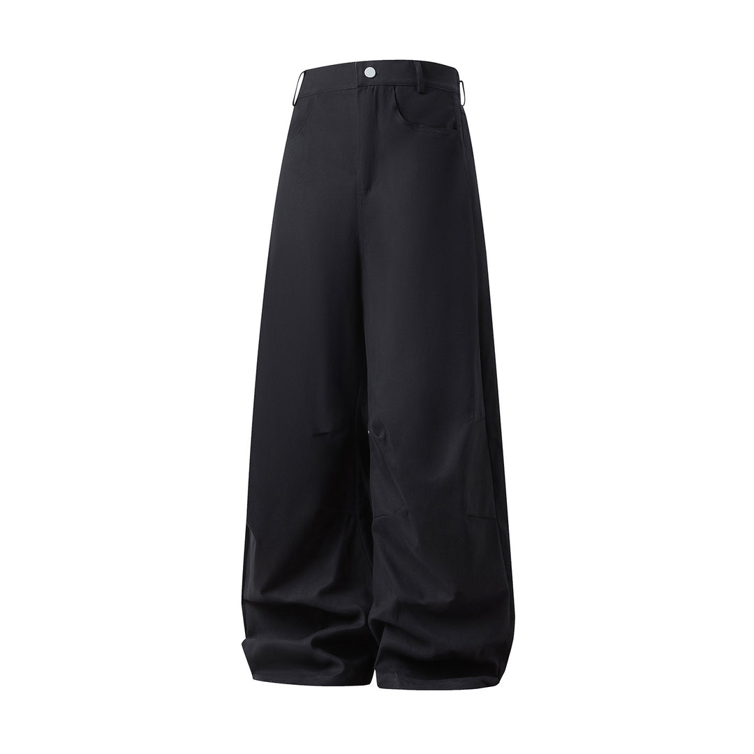Damen Weite High‑Waist Palazzo‑Hose mit extra weitem Bein und Nahtpaneelen Nord Taschen