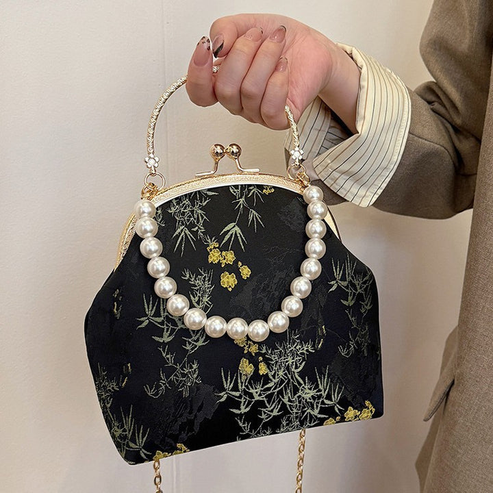 Damen elegante Handtasche mit floralem Design Nord Taschen