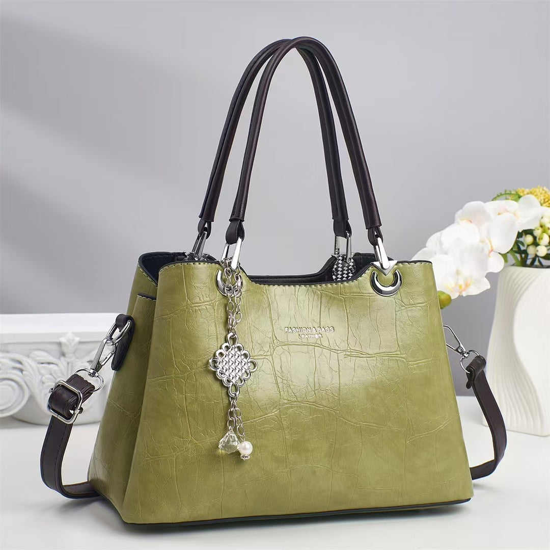 Damen elegante Handtasche im luxuriösen Krokodilleder-Look Nord Taschen