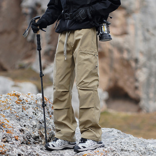 Herren Outdoor-Cargohose mit verstärkten Knien, wasserabweisend und atmungsaktiv Nord Taschen