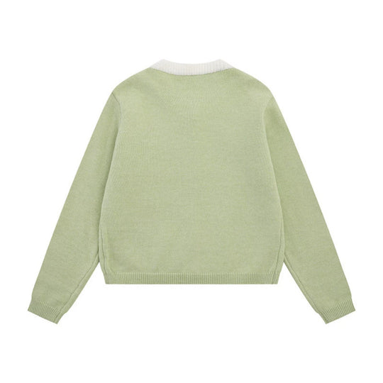 Damen Feinstrick-Cardigan mit Rundhals, verdeckter Knopfleiste und Zierbrosche Nord Taschen