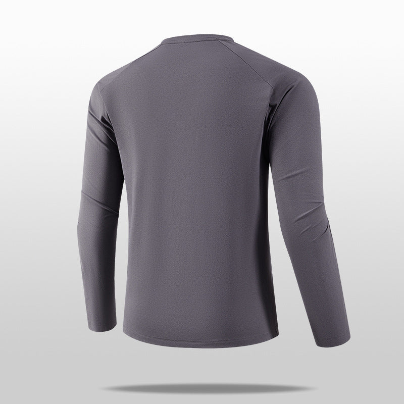 Herren Leichtes Langarm-T-Shirt mit praktischer Brusttasche Nord Taschen
