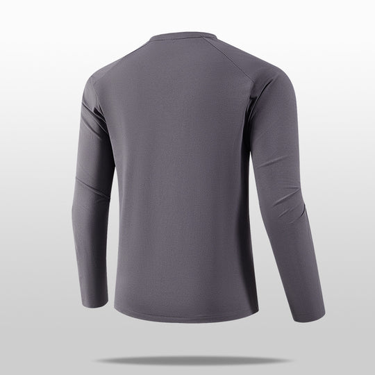 Herren Leichtes Langarm-T-Shirt mit praktischer Brusttasche Nord Taschen