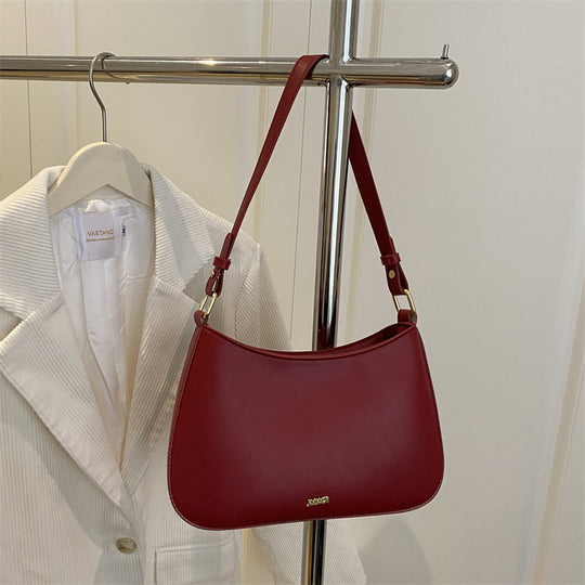Damen elegante Umhängetasche mit geschwungenem Design und abnehmbarem Riemen Nord Taschen