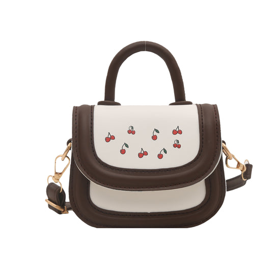 Damen stilvolle Mini-Handtasche mit fruchtigem Kirschmotiv Nord Taschen