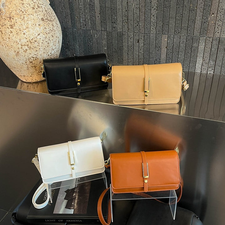 Damen elegante Umhängetasche mit praktischem Klappverschluss Nord Taschen