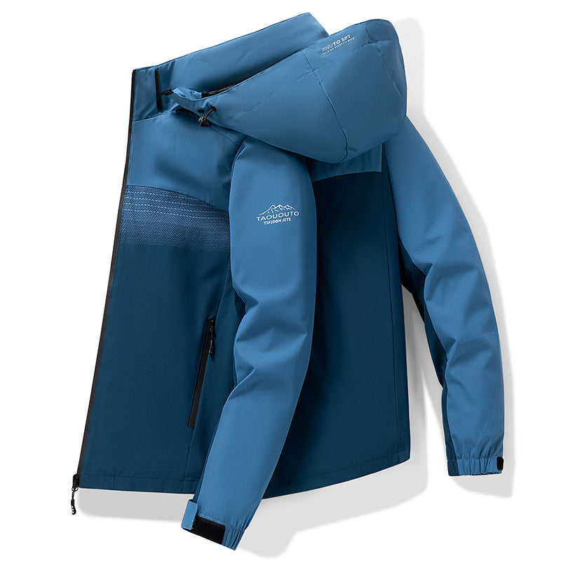 Herren Multifunktionale Outdoorjacke mit abnehmbarer Kapuze Nord Taschen