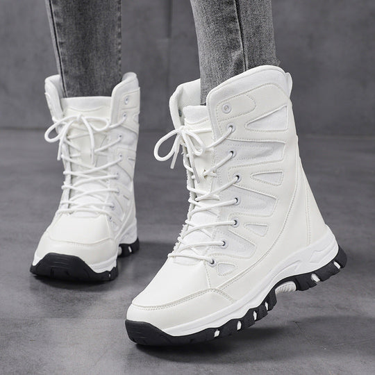 Damen High-Top Outdoor-Schuhe mit rutschfester Sohle und atmungsaktivem Obermaterial
