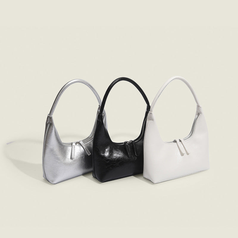 Damen Hobo-Tasche aus qualitativ hochwertigem Kunstleder mit praktischen Reißverschluss-Fächern Nord Taschen