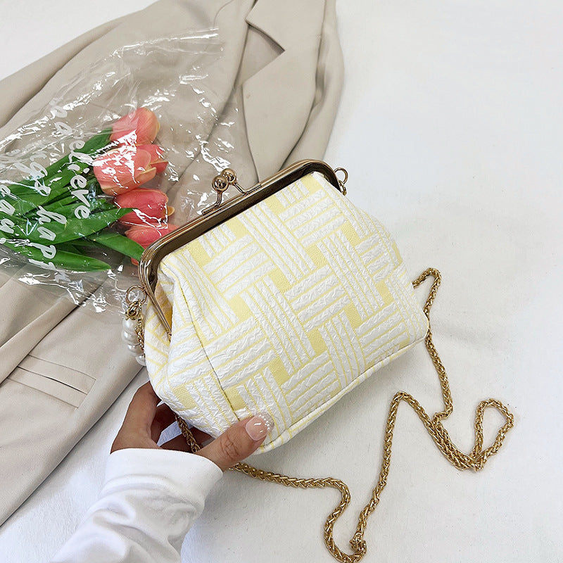 Damen Handtasche mit Perlenverzierung Nord Taschen
