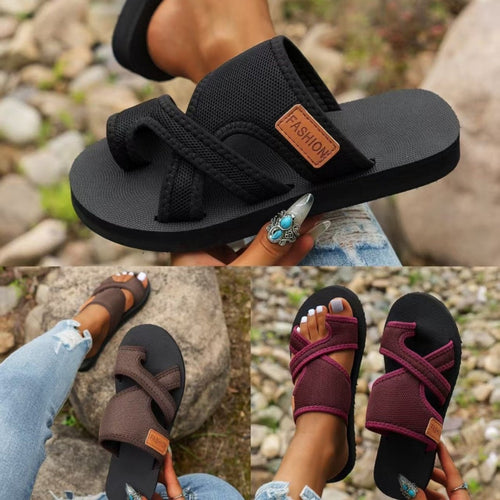 Damen modische Komfort-Sandalen mit verstellbaren Riemen Nord Taschen