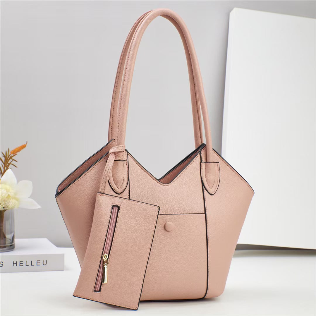 Damen elegante Tragetasche mit praktischem abnehmbarem Mini-Etui Nord Taschen
