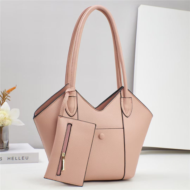 Damen elegante Tragetasche mit praktischem abnehmbarem Mini-Etui Nord Taschen