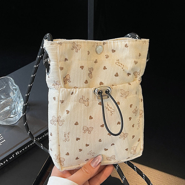 Damen Mini-Crossbody Tasche mit floralem Muster Nord Taschen
