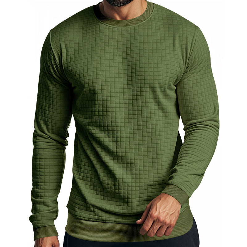 Herren Langarm-Sweatshirt mit strukturiertem Design und elastischen Bündchen Nord Taschen