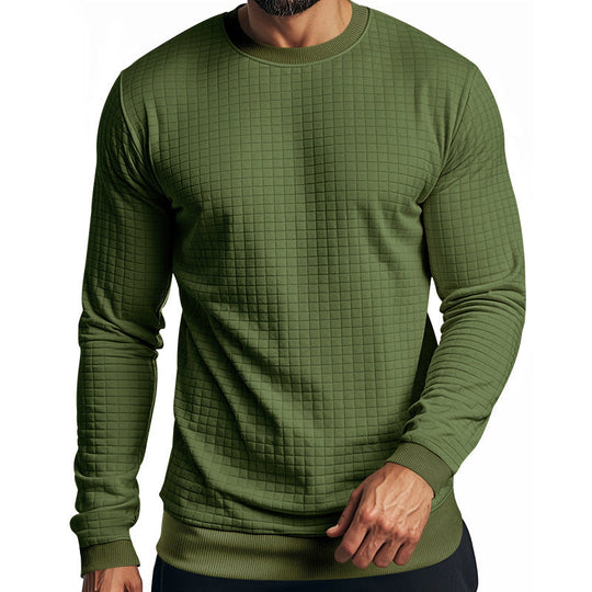 Herren Langarm-Sweatshirt mit strukturiertem Design und elastischen Bündchen Nord Taschen