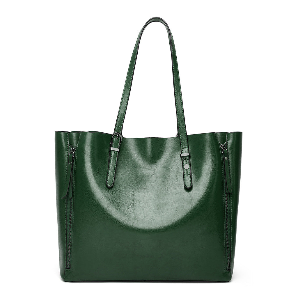 Damen Shopper-Tasche aus hochwertigem Kunstleder mit elegantem Innenfächersystem Nord Taschen