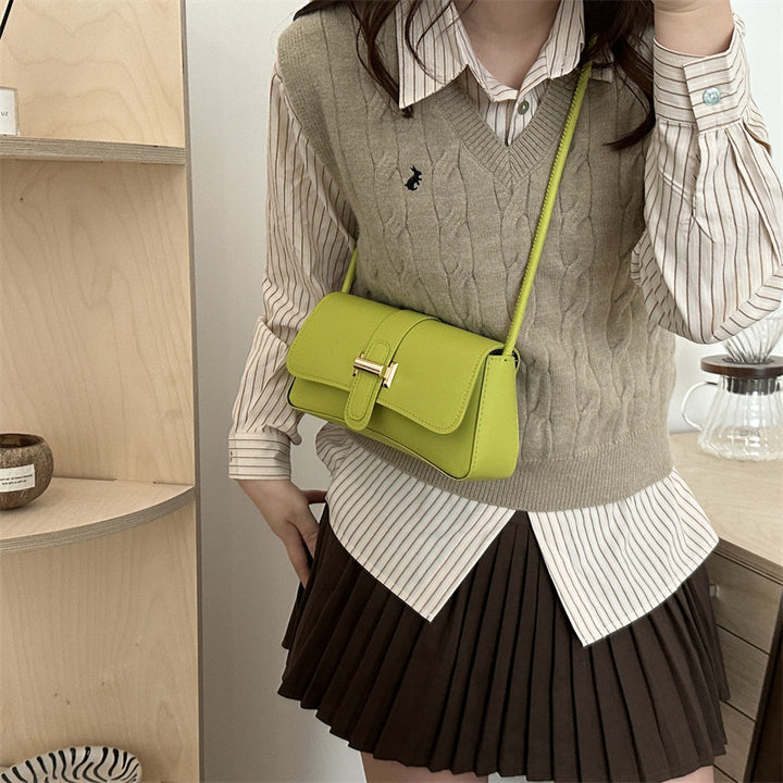 Damen elegante Clutch-Tasche mit raffiniertem Verschluss Nord Taschen