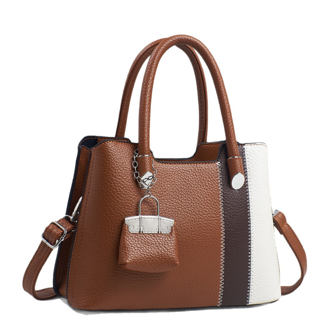 Damen hochwertige Umhängetasche mit elegantem Patchwork-Design Nord Taschen