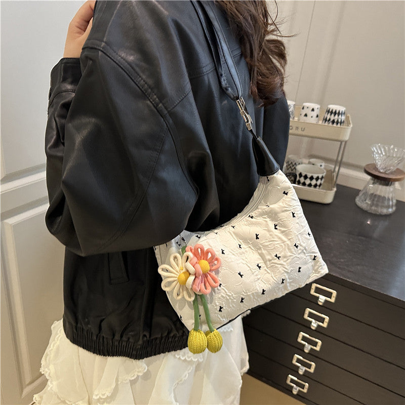 Damen modische Umhängetasche mit floralem Detail Nord Taschen