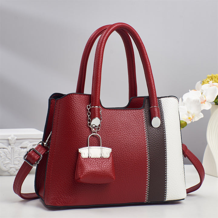 Damen hochwertige Umhängetasche mit elegantem Patchwork-Design Nord Taschen