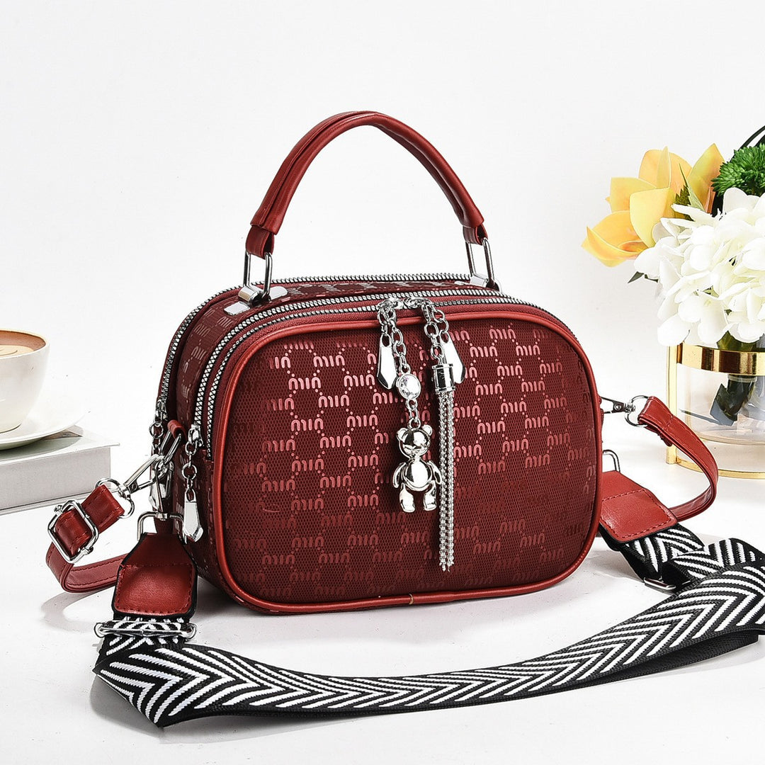 Damen Mini Handtasche mit einzigartiger Prägung und abnehmbarem Schulterriemen Nord Taschen