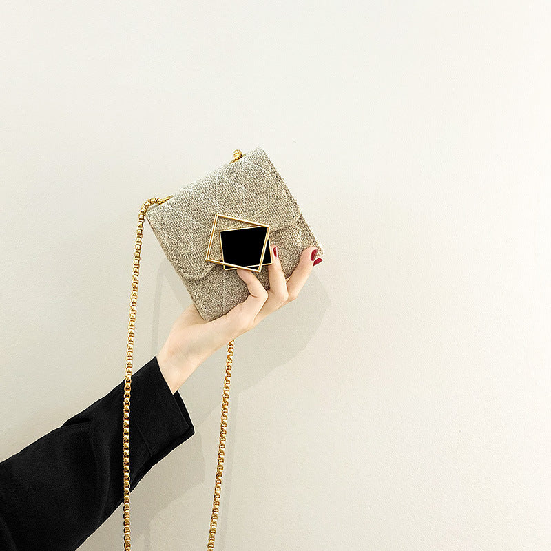Damen stilvolle Clutch mit einzigartigem Verschluss Nord Taschen
