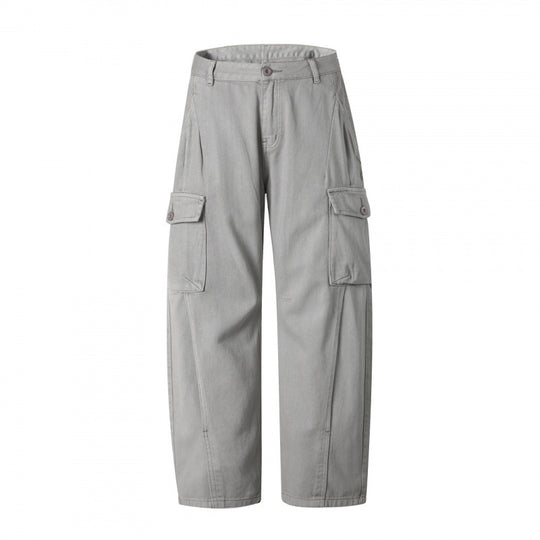Herren Cargo-Hose im Utility-Stil mit Klappentaschen und geradem Bein Nord Taschen