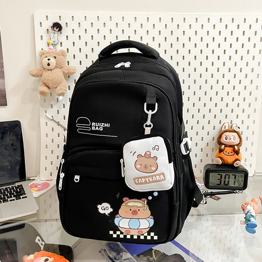 Damen Freizeit-Rucksack mit kreativen Tiermotiven und multifunktionalen Fächern Nord Taschen