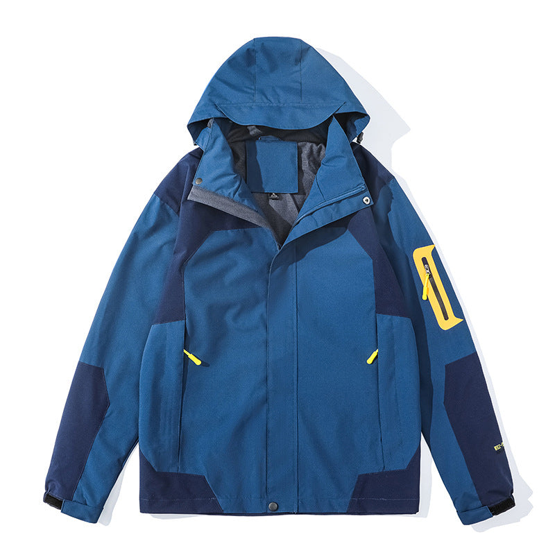 Herren leichte Softshell-Kapuzenjacke mit Fleece-Innenlage und Ärmeltasche Nord Taschen