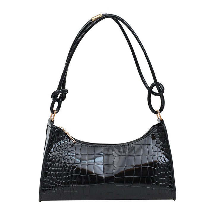 Damen elegante Handtasche mit kroko-ähnlicher Textur Nord Taschen