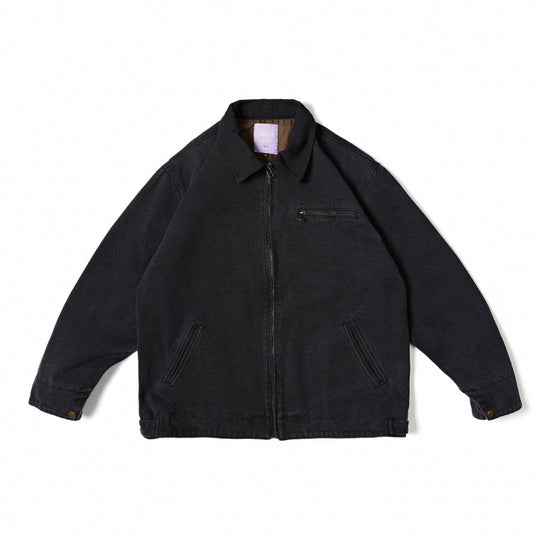 Unisex Weit geschnittene Blousonjacke im Worker‑Look mit Cordkragen und Brustreißverschluss Nord Taschen