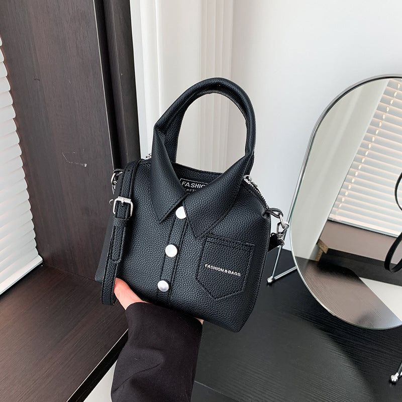 Damen Handtasche mit modischem Kragen-Design Nord Taschen
