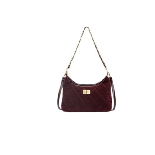 Damen elegante Schultertasche mit trendigem Steppmuster Nord Taschen