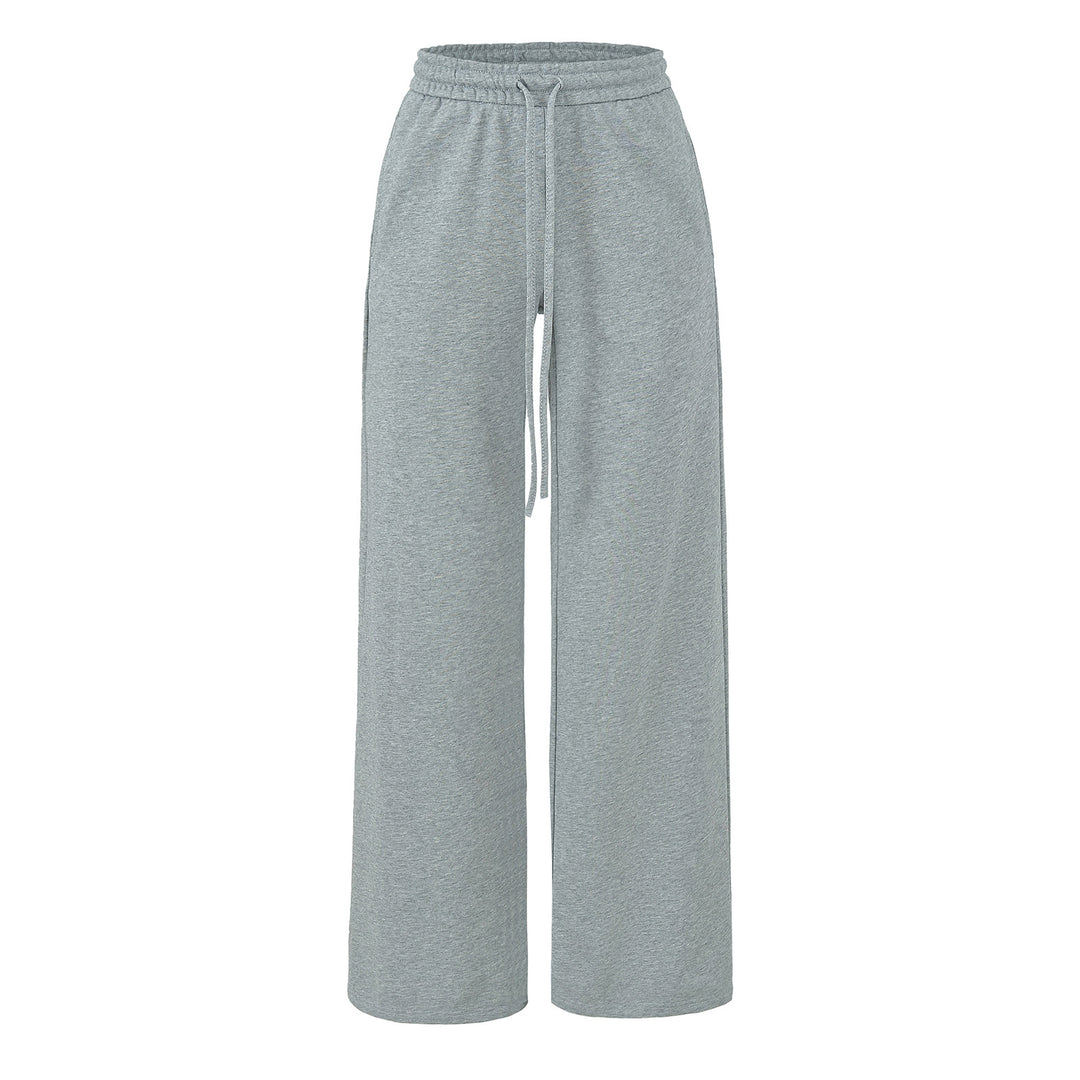 Damen Weite Lounge-Hose mit hohem elastischen Bund und Kordelzug Nord Taschen