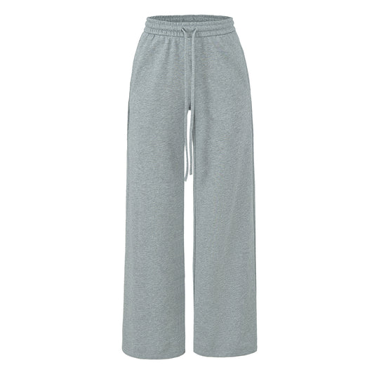 Damen Weite Lounge-Hose mit hohem elastischen Bund und Kordelzug Nord Taschen