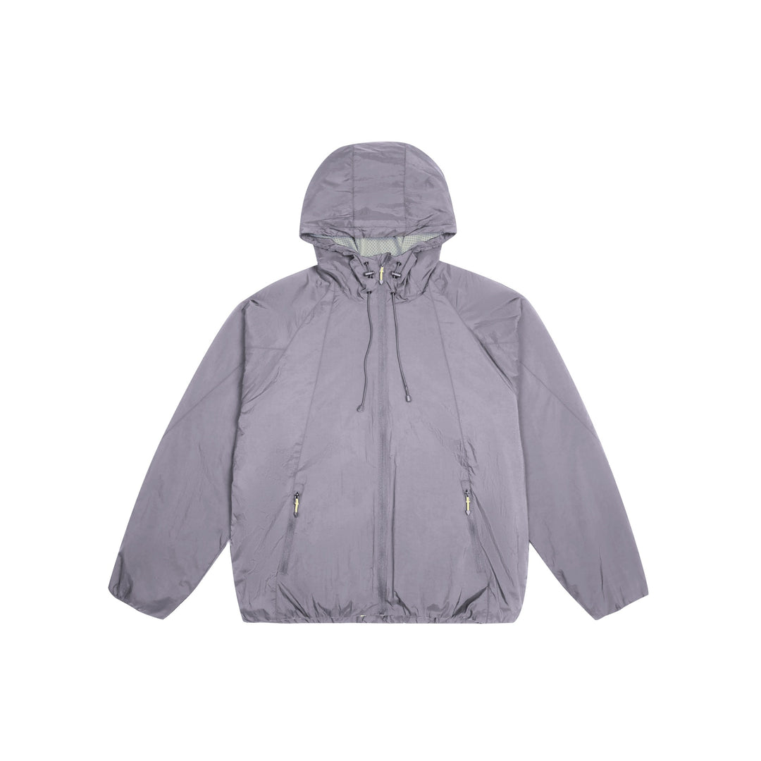 Unisex Leichter Windbreaker mit verstellbarer Kapuze, packbarer Nylonjacke Nord Taschen