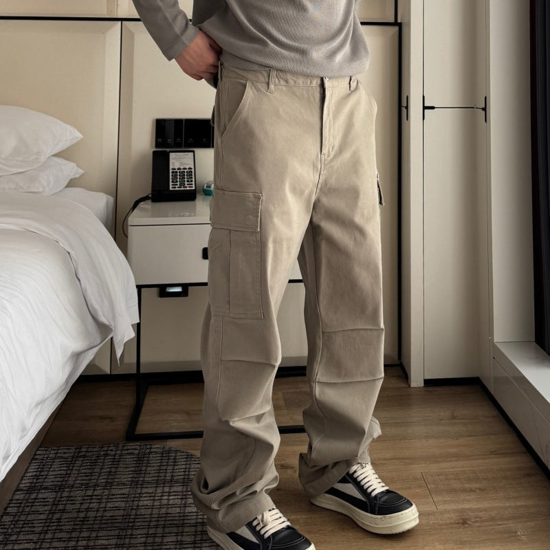 Damen Modische Cargo-Hose mit weitem Schnitt Nord Taschen