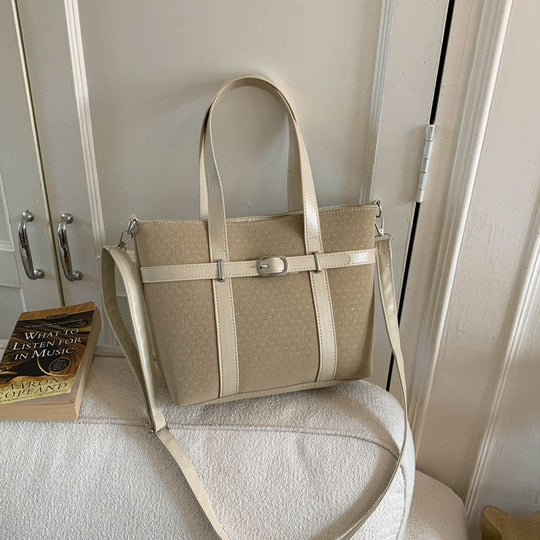 Damen modische Tragetasche mit strukturiertem Design und abnehmbarem Schulterriemen Nord Taschen