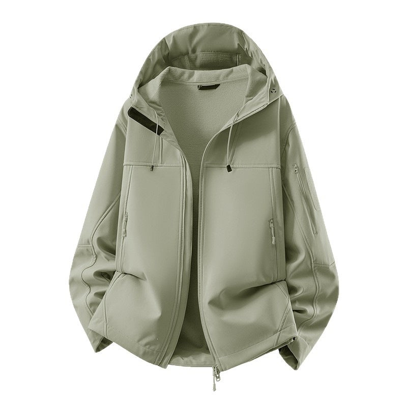 Herren Softshell-Jacke mit Fleecefutter, wasserabweisend und kapuzenverstärkung Nord Taschen