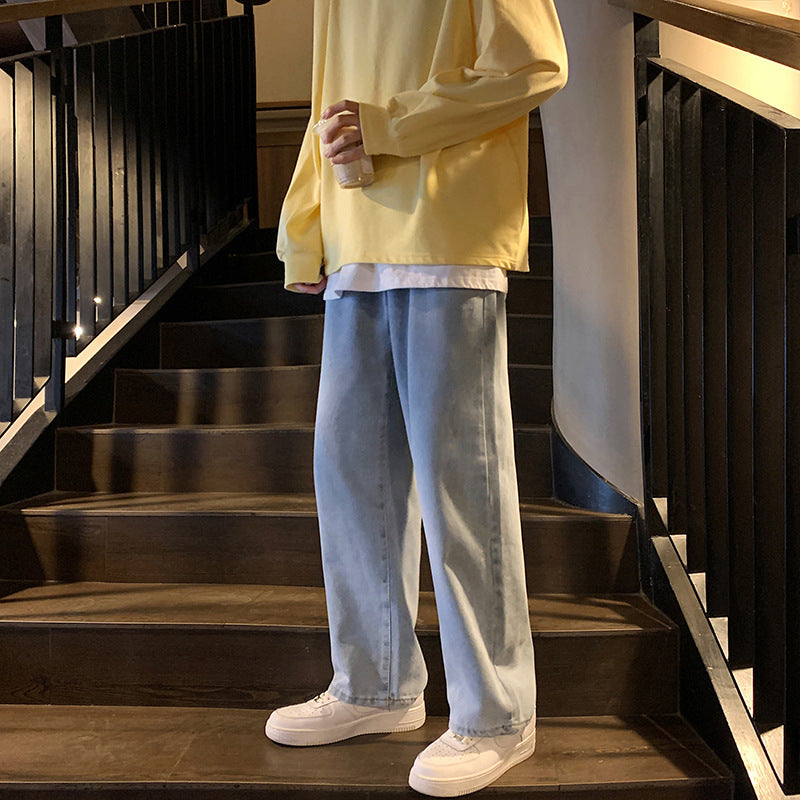Herren Lässige Baggy-Jeans Nord Taschen