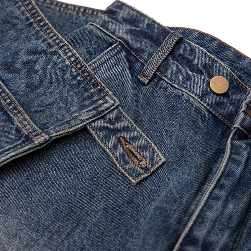 Herren Baggy-Jeans mit hoher Taille und abnehmbarer Utility-Taschenklappe Nord Taschen