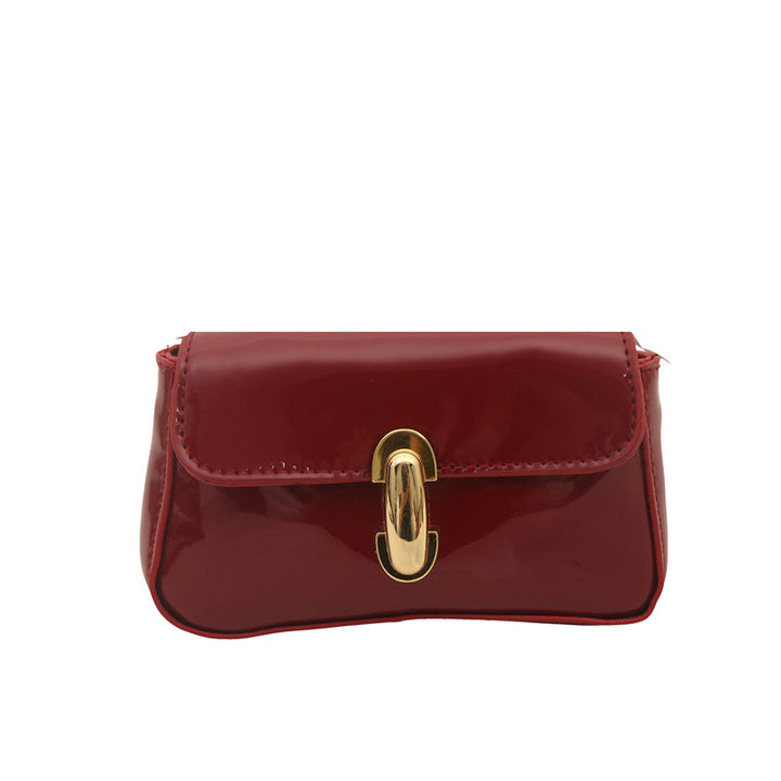 Damen Mini-Umhängetasche mit glamourösem Klappverschluss Nord Taschen