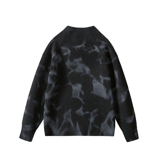 Damen Modischer Pullover mit elegantem Marmormuster Nord Taschen