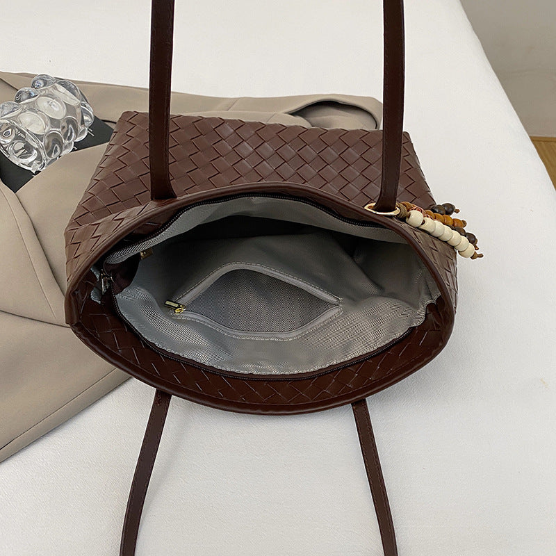 Damen elegante geflochtene Tote Bag Nord Taschen