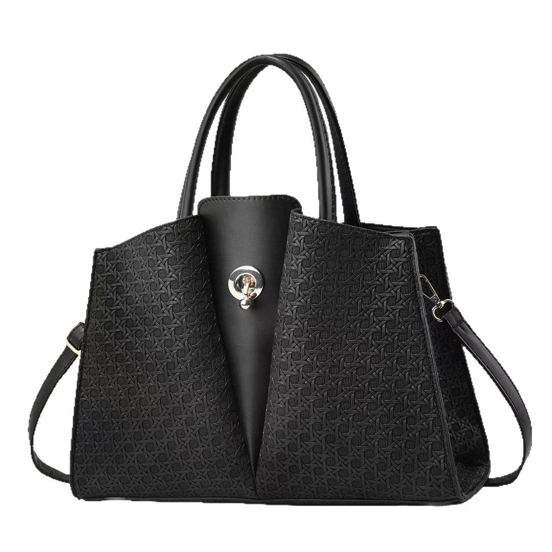 Damen strukturierte Tragetasche mit eleganter Faltentechnik Nord Taschen