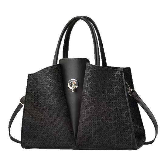 Damen strukturierte Tragetasche mit eleganter Faltentechnik Nord Taschen