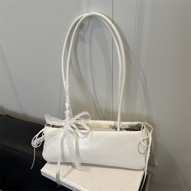Damen Umhängetasche mit verspieltem Bindungsdetail Nord Taschen