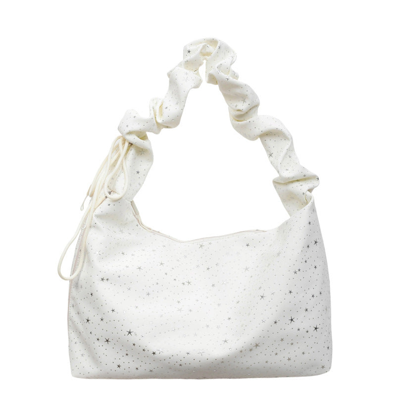 Damen Hobo-Tasche mit schimmerndem Sternenmotiv und strukturiertem Design Nord Taschen